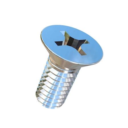 Allied Titanium 5/16"-18 x 3/4 in Phillips Flat Machine Screw, Plain Titanium 0001310